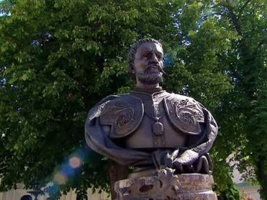 На території Києво-Печерської Лаври поставили погруддя гетьмана Івана Мазепи