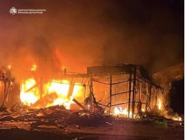 На Дніпропетровщині росіяни атакували 5 АЗС, фото ОВА