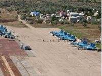 В Криму БПЛА СБУ атакували аеродром Саки, фото з відкритих джерел
