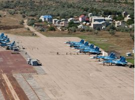В Криму БПЛА СБУ атакували аеродром Саки, фото з відкритих джерел