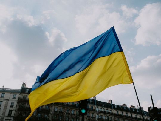 Украинский флаг. Фото - pexels