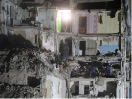 Внаслідок атаки на Київ у ніч на 2 липня загинуло 30 людей&nbsp;— Фото: ДСНС України