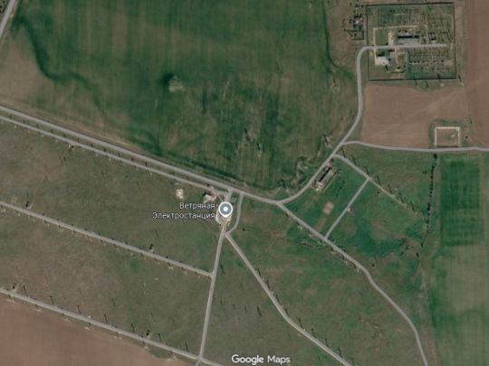 Вітряна електропідстанція у Криму. Фото&nbsp;— Telegram