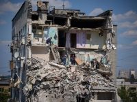 Обсріл Києва. Фото&nbsp;— ДСНС