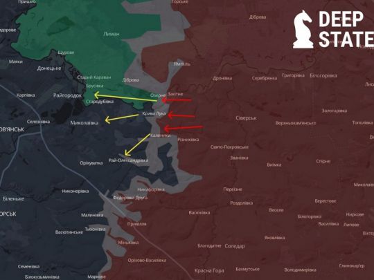 Наступ на Слов'янськ: DeepState пояснив, чому росіяни активізувалися біля Лимана