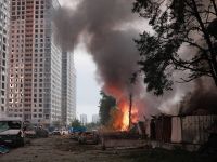 Росія здійснила масовану атаку на Київ та область 6 липня – Фото: ДСНС Києва