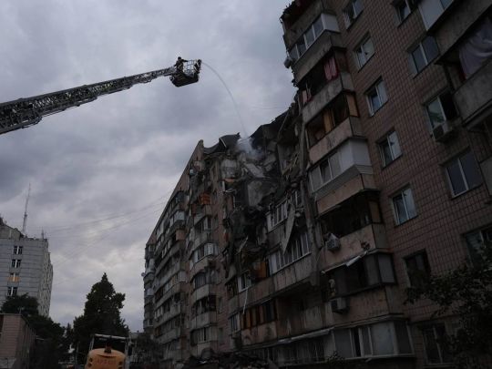 У Вишневому під Києвом проводять евакуацію&nbsp;— фото: ДСНС Києва