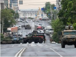 «Вагнеровцы» в Ростове. 24 июня 2023. Фото meduza