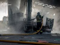 Зруйнована АЗС на Сумщині. Фото ДСНС