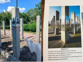 Ветерани та родини загиблих вимагають від президента звільнити Бахматова, який спаплюжив Алею героїв в Деснянському районі Києва