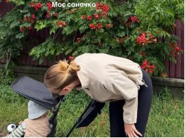 Леся Нікітюк з однорічним сином покинула Київ через атаки рф: де зараз ведуча