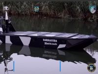 ВМС ЗСУ показали удар морського дрона Barracuda по окупантах&nbsp;— Фото: скріншот відео