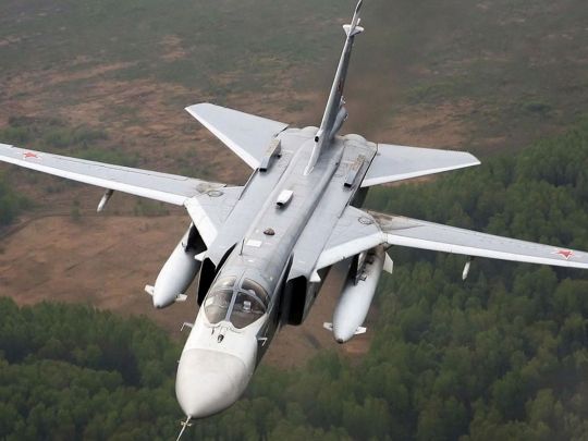 Бойовий бомбардувальник був знищений на аеродромі в Саках