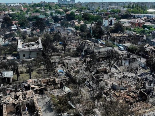 Показали наслідки ворожого удару по Вишневому