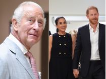 Король Чарльз, Меган Маркл и принц Гарри, Getty Images