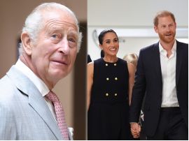Король Чарльз, Меган Маркл та принц Гаррі, Getty Images