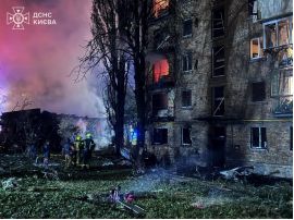 Атака рф на Київ. Фото&nbsp;— ДСНС