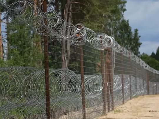 На кордоні з Білоруссю створюють кіл-зону&nbsp;— Фото: скріншот відео