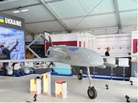 Український дрон Лютий уперше представили на Farnborough Airshow&nbsp;— Фото: Оборонка
