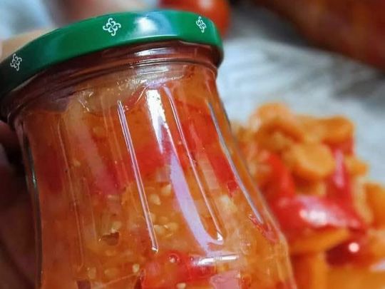 салат из моркови и перца на зиму. Фото Марины Гармаш