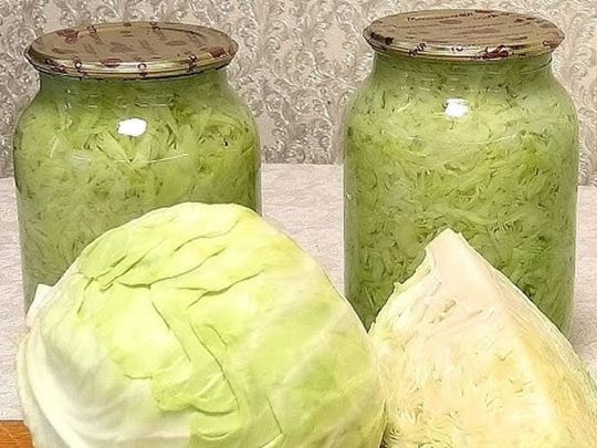 готуємо капусту у банках