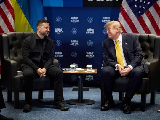Президент США та президент України. Фото&nbsp;— Telegram