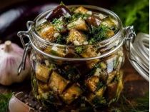 Рецепт баклажанов в медово-чесночном маринаде