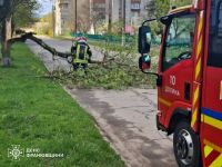 Ненастье 26 апреля 2026 года в Украине. Фото ГСЧС