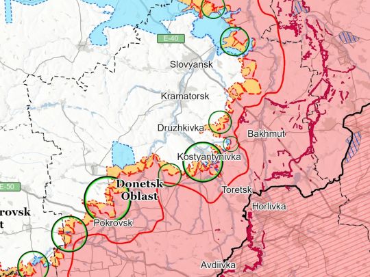 Кремль скрывает более широкие территориальные цели за заявлениями о буферной зоне - Фото: ISW