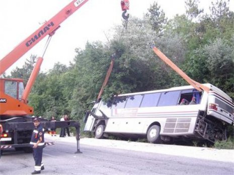 авария автобуса