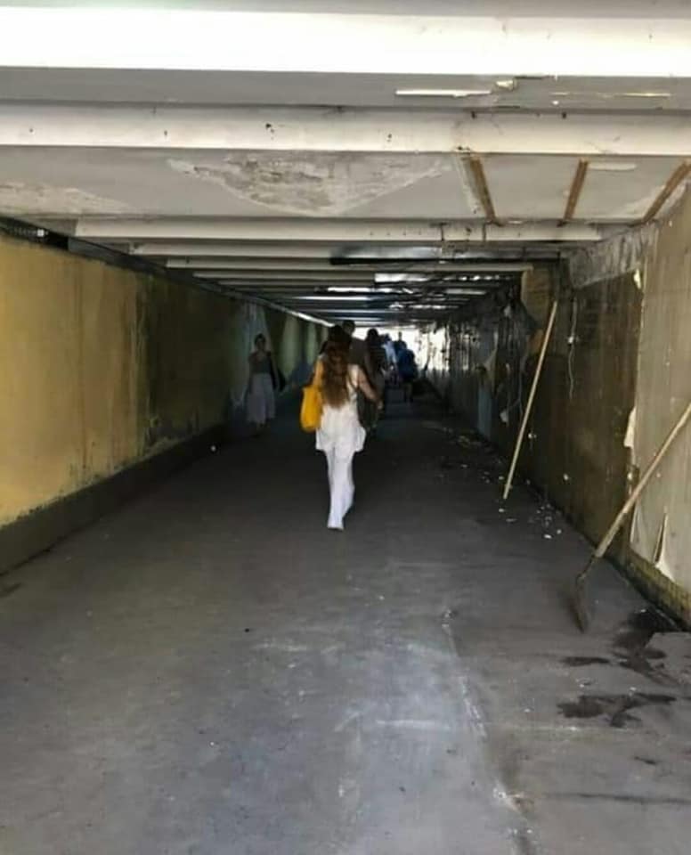 На Шулявке подземный переход очистили от МАФов