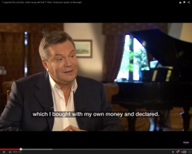 Янукович рассказал о Путине и кровавых событиях на Майдане
