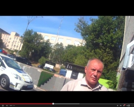 В Киеве патрульная полиция нейтрализовала пьяного генерала