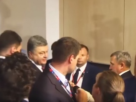 Порошенко резко ответил российским журналистам