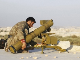 Сирийские повстанцы из обычной винтовки уничтожили современный российский ПТРК