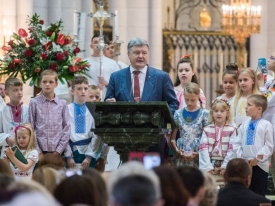 В соборе Мадрида спели гимн Украины 