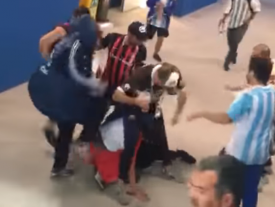 Фанаты сборной Аргентины избили хорватского болельщика