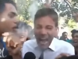 Репортера «накурили» на митинге за легализацию марихуаны в Чили