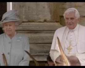 Бенедикт XVI впервые встретился с Елизаветой II