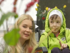 В Киеве журналисты воплотили в жизнь мечту неизлечимо больной девочки