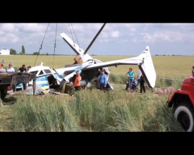 Под Киевом разбился самолет с парашютистами