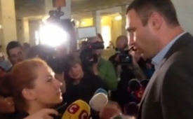 Кличко и Оробец чуть не подрались в Раде из-за киевских выборов